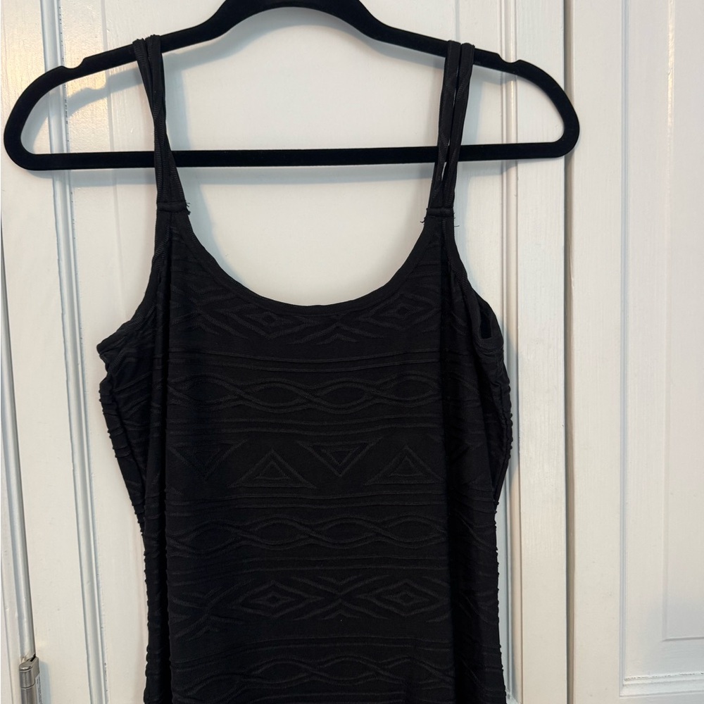 SHAPEFX Fitted Black Long ribbed‎ dress,Simple, Shaping & Stunning. Size 8 NEW - Picture 15 of 16